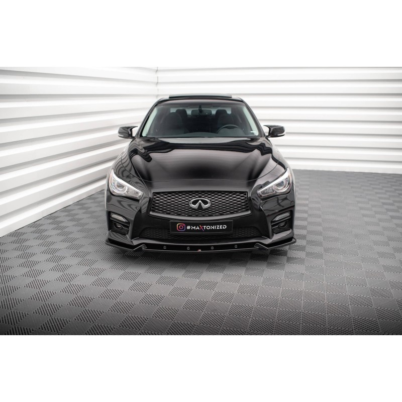 Front Splitter V.2 Infiniti Q50 S Mk1 a 421,03 € uniw-IN-Q50S-1-FD2G*17775 chez CAROU TUNING