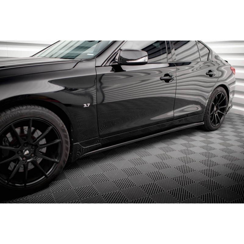 Side Skirts Diffusers V.1 Infiniti Q50 S Mk1 a 421,03 € uniw-IN-Q50S-1-SD1G*17787 chez CAROU TUNING