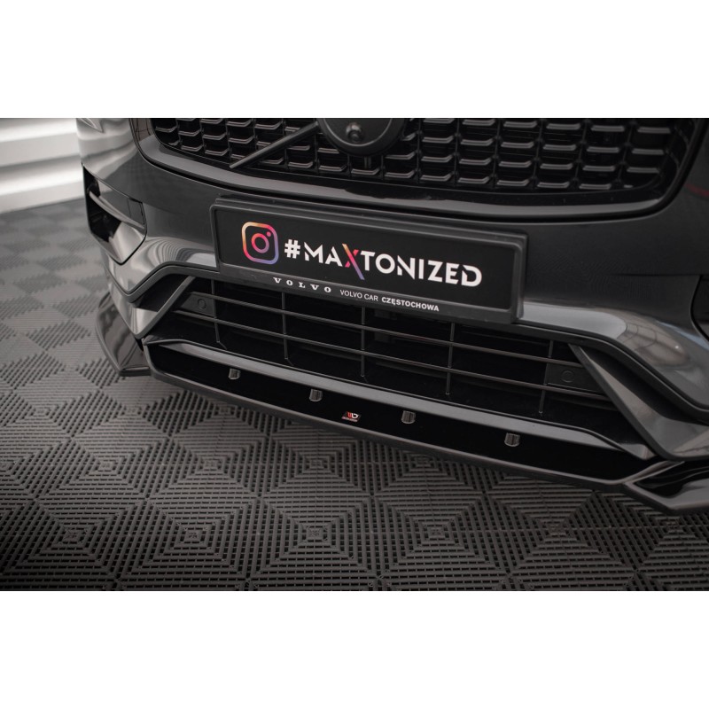 Front Splitter V.1 Volvo XC90 R-Design Mk2 Facelift a 421,03 € uniw-VO-XC90-2F-RDESIGN-FD1G*17941 chez CAROU TUNING