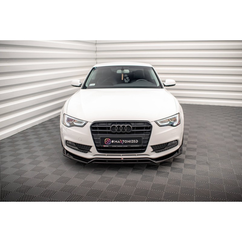 Front Splitter V.2 Audi A5 Coupe / Sportback 8T Facelift a 526,82 € uniw-AU-A5-1F-FD2G+FD2RG*18219 chez CAROU TUNING