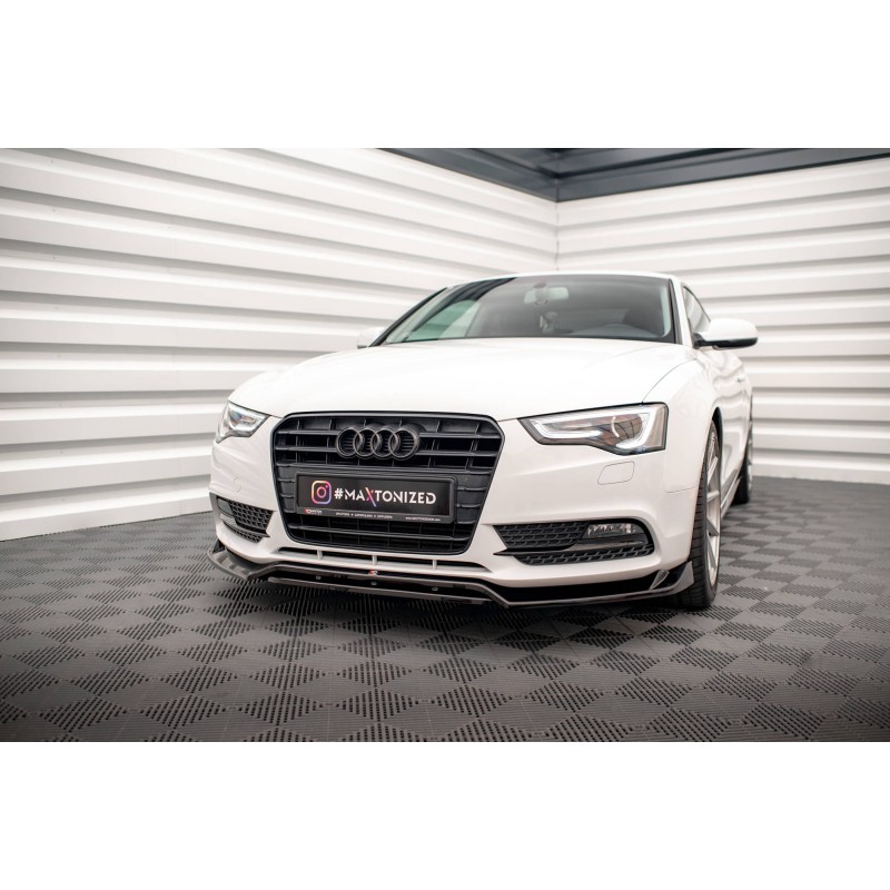 Front Splitter V.2 Audi A5 Coupe / Sportback 8T Facelift a 526,82 € uniw-AU-A5-1F-FD2G+FD2RG*18219 chez CAROU TUNING