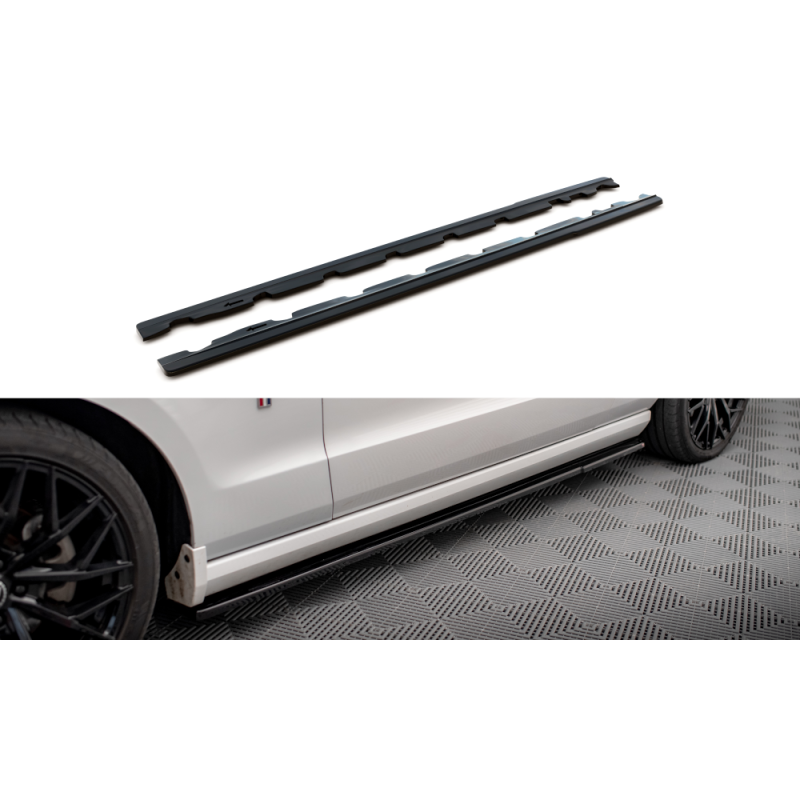 Side Skirts Diffusers Ford Mustang Mk5 Facelift a 421,03 € uniw-FO-MU-5-SD1G*18243 chez CAROU TUNING