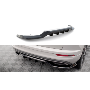 Rear Splitter (with vertical bars) Skoda Karoq Sportline Mk1 Facelift a 526,82 € uniw-SK-KA-1F-SL-RD1G+RD2G*18282 chez CAROU TUNING