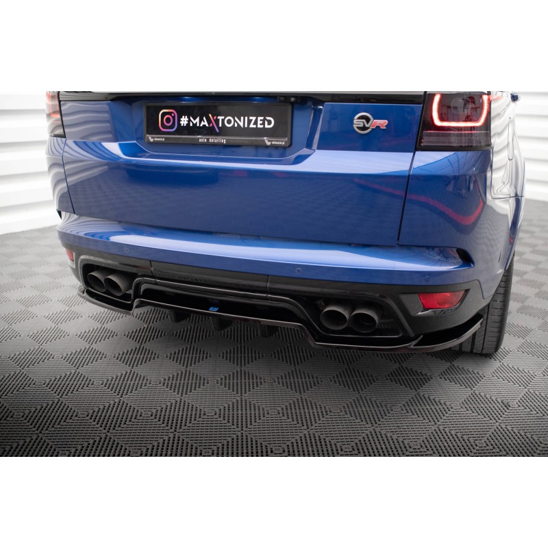 Rear Splitter (with vertical bars) Land Rover Range Rover Sport SVR Mk2 a 526,82 € uniw-LR-RR-SPORT-2-SVR-RD1G+RD2G*18335 chez CAROU TUNING