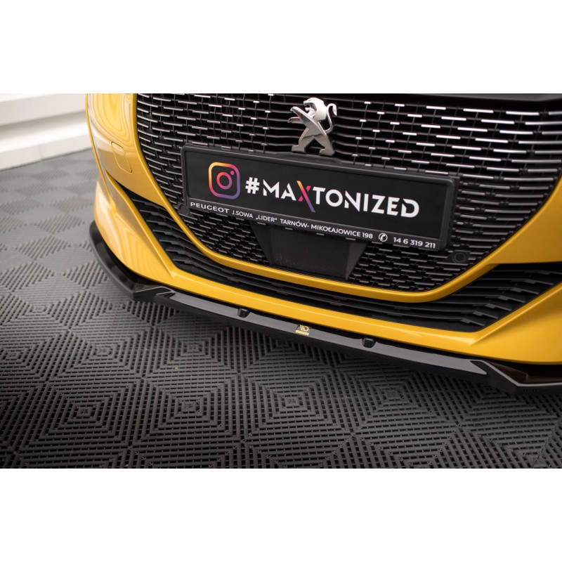 Front Splitter V.1 Peugeot 208 GT Mk2 a 421,03 € uniw-PE-208-2-GT-FD1G*18486 chez CAROU TUNING