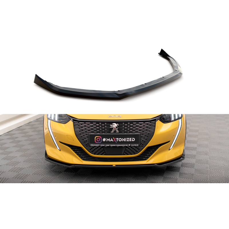 Front Splitter V.2 Peugeot 208 GT Mk2 a 421,03 € uniw-PE-208-2-GT-FD2G*18492 chez CAROU TUNING