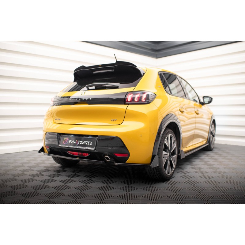 Rear Side Splitters V.1 + Flaps Peugeot 208 GT Mk2 a 526,82 € uniw-PE-208-2-GT-RSD1G+RSF1B*18498 chez CAROU TUNING