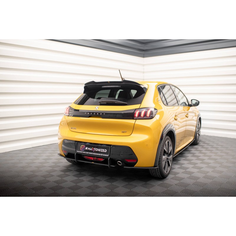 Street Pro Rear Side Splitters Peugeot 208 GT Mk2 a 357,56 € uniw-PE2082GTCNC-RS1B*18513 chez CAROU TUNING