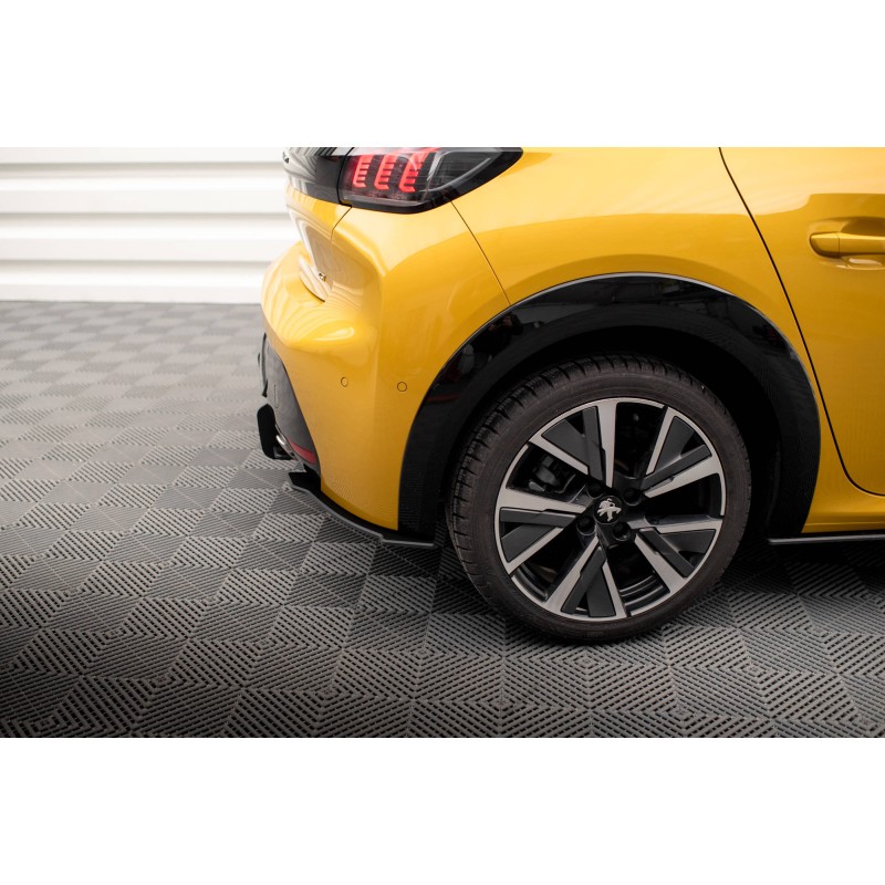 Street Pro Rear Side Splitters Peugeot 208 GT Mk2 a 357,56 € uniw-PE2082GTCNC-RS1B*18513 chez CAROU TUNING