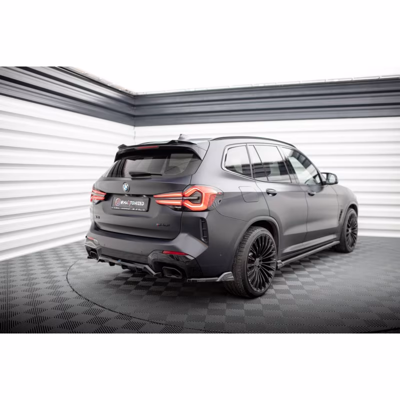 Rear Side Splitters BMW X3 M-Pack G01 Facelift a 188,30 € uniw-BM-X3-01F-MPACK-RSD1G*18653 chez CAROU TUNING