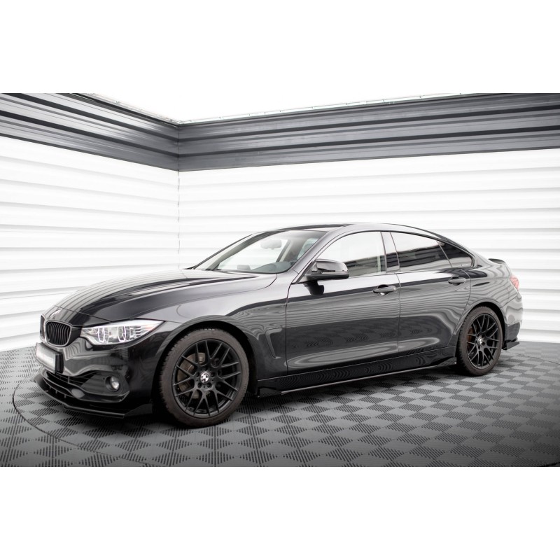 Street Pro Side Skirts Diffusers + Flaps BMW 4 Gran Coupe F36 a 482,39 € uniw-BM4F36GCCNC-SD1B+SF1G*18781 chez CAROU TUNING