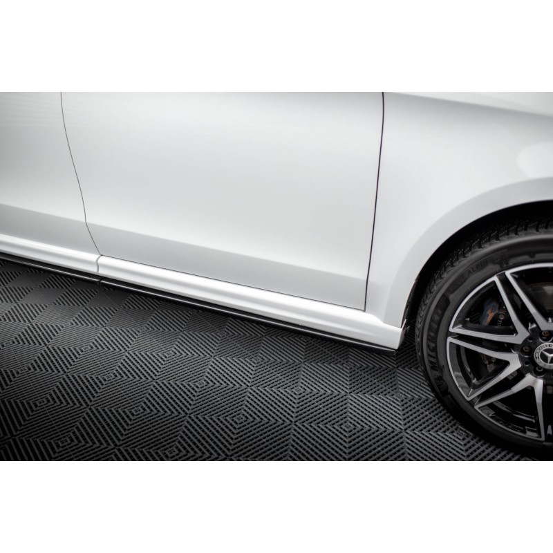 Side Skirts Diffusers Mercedes-Benz V-Class Extra Long AMG-Line W447 a 526,82 € uniw-ME-V-447F-AMGLINE-XL-SD1A+B+CG*18788 chez CAROU TUNING