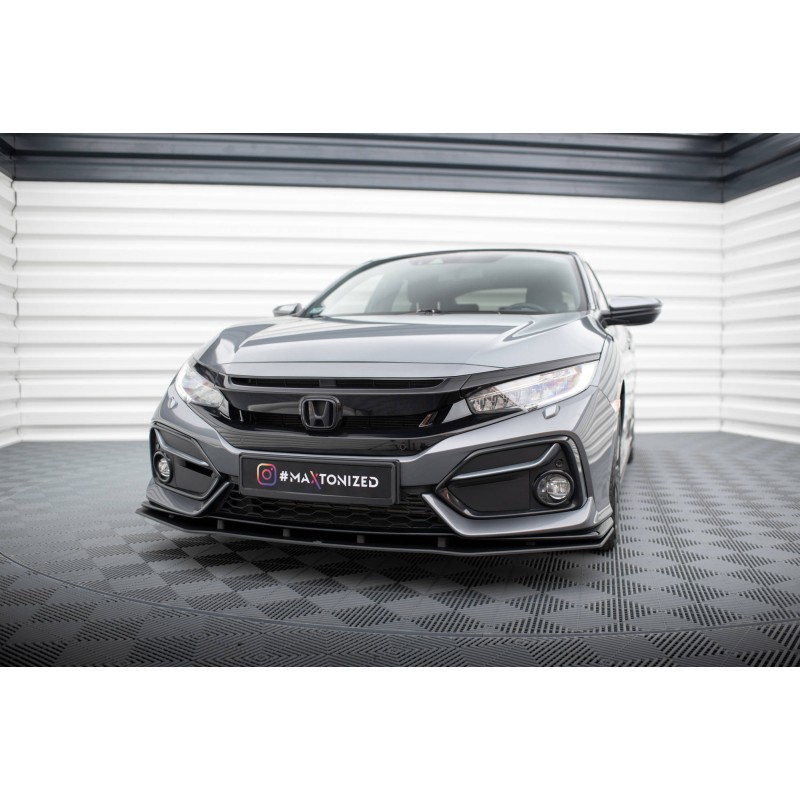 Street Pro Front Splitter Honda Civic Sport Mk 10 a 442,19 € uniw-HOCI10SPORTCNC-FD1BRB*18792 chez CAROU TUNING