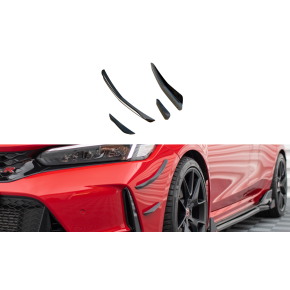 Front Bumper Wings (Canards) Honda Civic Type-R Mk 11 a 294,09 € uniw-HO-CI-11-TYPE-R-CAN1*18807 chez CAROU TUNING