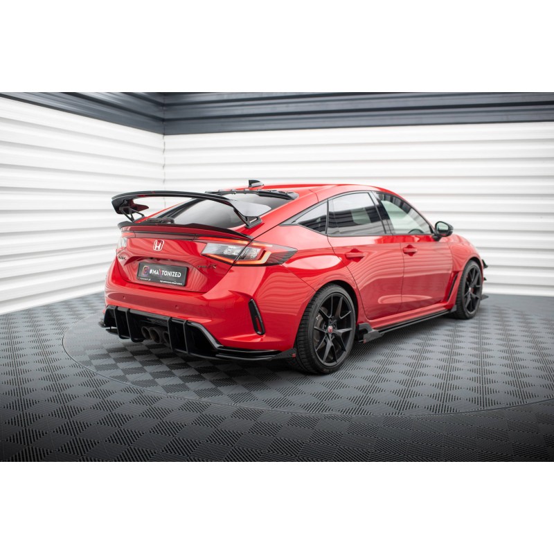 Street Pro Rear Side Splitters + Flaps Honda Civic Type-R Mk 11 a 609,34 € uniw-HOCI11TYPERCNC-RSD1B+BRBI+RSF1G*18822 chez CAROU TUNING