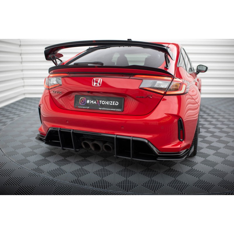 Street Pro Rear Side Splitters + Flaps Honda Civic Type-R Mk 11 a 609,34 € uniw-HOCI11TYPERCNC-RSD1B+BRBI+RSF1G*18822 chez CAROU TUNING