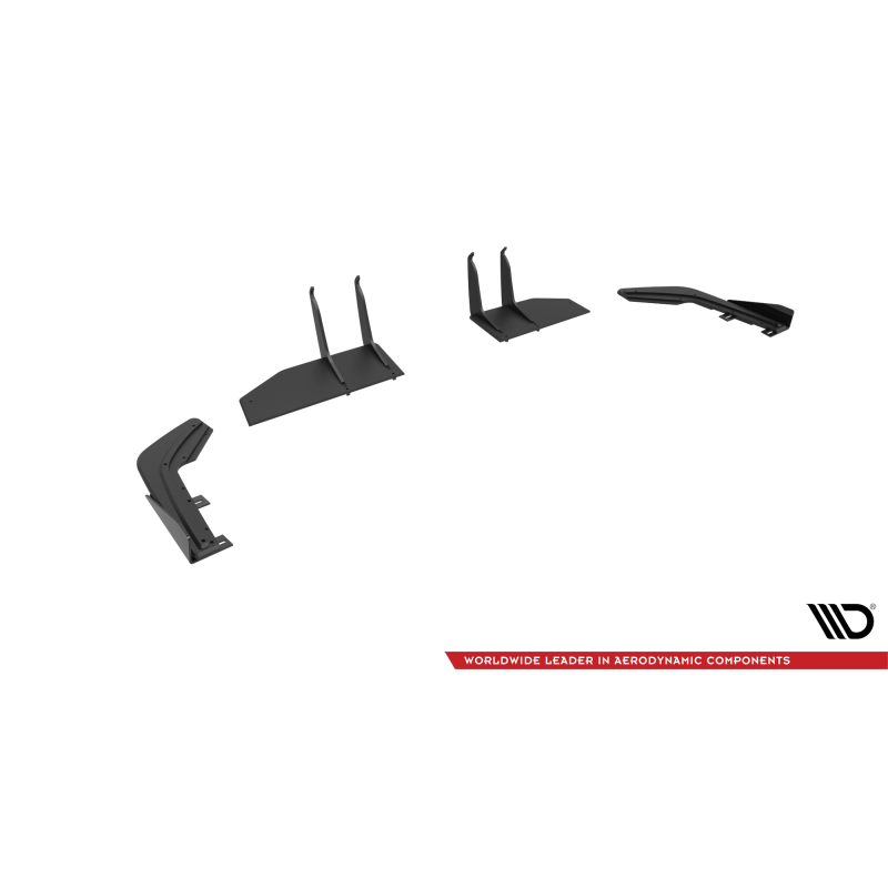 Street Pro Rear Side Splitters + Flaps Honda Civic Type-R Mk 11 a 609,34 € uniw-HOCI11TYPERCNC-RSD1B+BRBI+RSF1G*18822 chez CAROU TUNING