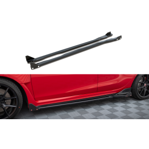 Side Skirts Diffusers V.1 + Flaps Honda Civic Type-R Mk 11 a 526,82 € uniw-HO-CI-11-TYPE-R-SD1G+SF1B*18840 chez CAROU TUNING