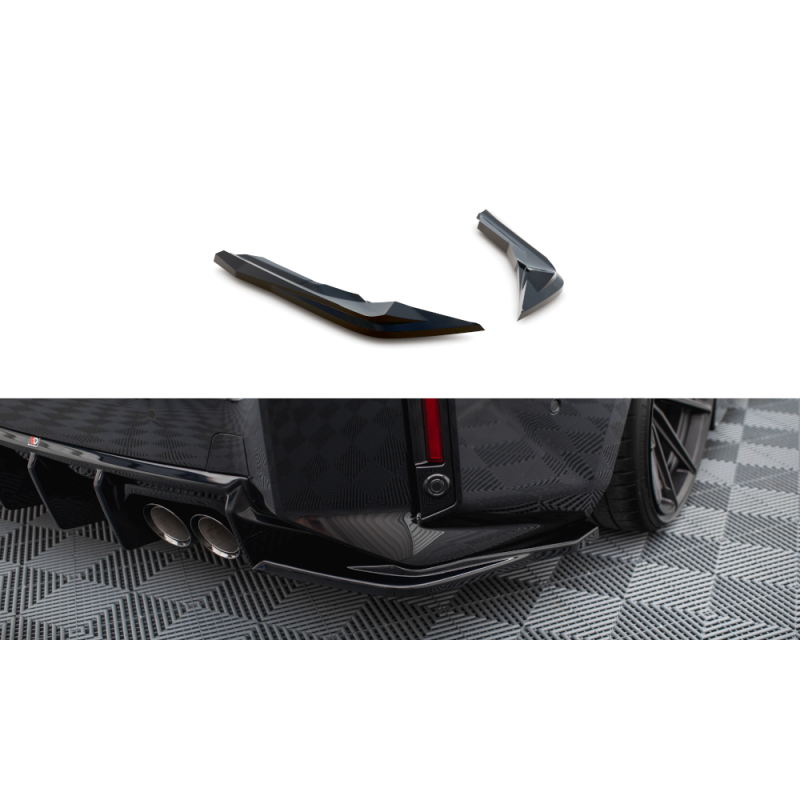 Rear Side Splitters V.3 (For rear valance v.1) BMW M2 G87 a 188,30 € uniw-BM-M2-G87-RSD3G*18889 chez CAROU TUNING