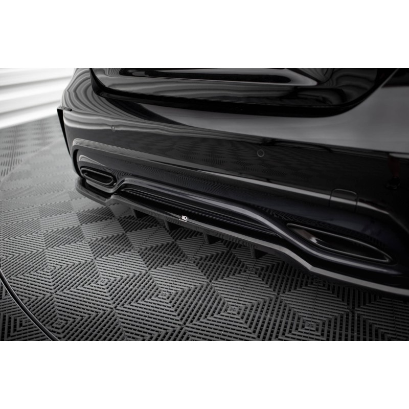 Rear Splitter (with vertical bars) Mercedes-Benz A AMG-Line W176 Facelif a 526,82 € uniw-ME-A-176F-AMGLINE-RD1G+RD2G*18988 chez CAROU TUNING