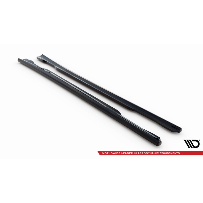 Side Skirts Diffusers Mercedes-Benz A AMG-Line W176 Facelif a 421,03 € uniw-ME-A-176F-AMGLINE-SD1G*18989 chez CAROU TUNING