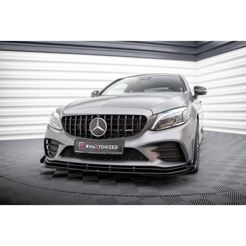 Street Pro Front Splitter + Flaps Mercedes-AMG C43 Coupe C205 Facelift a 567,02 € uniw-MEC205F43CCNC-FD1BRB+FSF1G*19021 chez CAROU TUNING