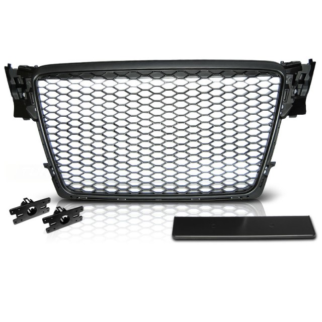 Grille Sport Avant Noire pour Audi A4 B8 2008-2011 a 205,88 € GRAU01 chez CAROU TUNING
