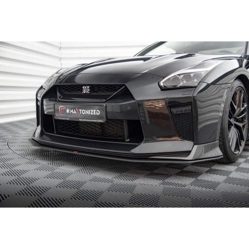 Street Pro Front Splitter Nissan GTR R35 Facelift a 357,56 € uniw-NIGTR4F3CNC-FD1B*19045 chez CAROU TUNING