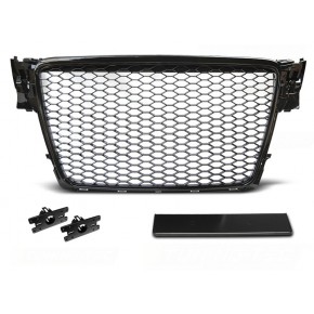 Grille Sport Noire Brillante Avant pour Audi A4 B8 2008-2011 a 205,88 € GRAU28 chez CAROU TUNING