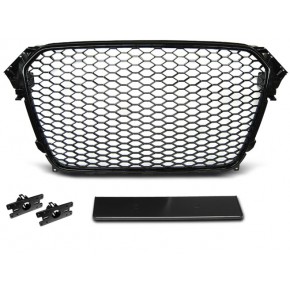 GRILLE SPORT NOIRE BRILLANTE s'adapte à AUDI A4 (B8) 11.11-15 a 218,92 € GRAU42 chez CAROU TUNING