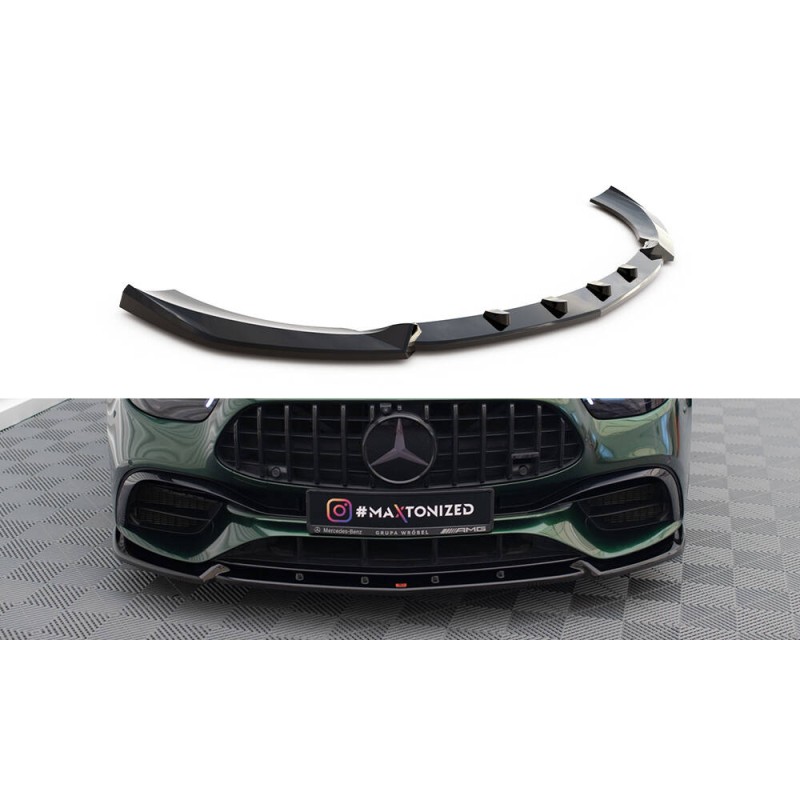 Front Splitter V.2 Mercedes-AMG E63 W213 Facelift a 421,03 € uniw-ME-E-213F-63-FD2G*19125 chez CAROU TUNING