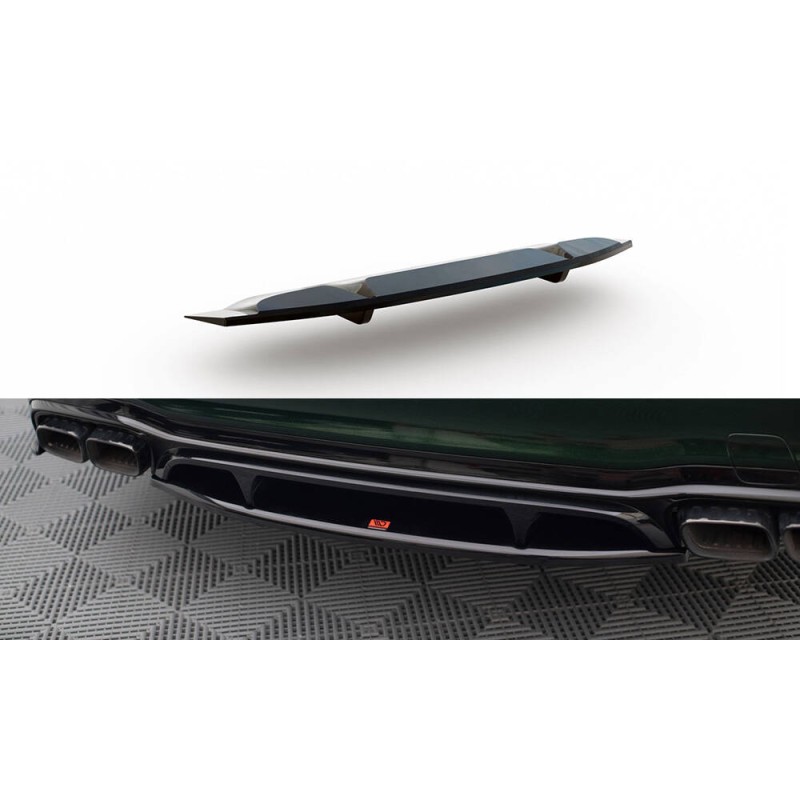 Rear Splitter (with vertical bars) Mercedes-AMG E63 W213 Facelift a 376,60 € uniw-ME-E-213F-63-RD1G+RD2G*19126 chez CAROU TUNING