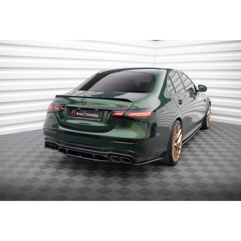 Rear Splitter (with vertical bars) Mercedes-AMG E63 W213 Facelift a 376,60 € uniw-ME-E-213F-63-RD1G+RD2G*19126 chez CAROU TUNING
