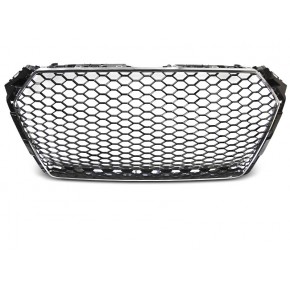Grille Sport Chrome Noir Avant pour Audi A4 B9 2015-2019 a 279,87 € GRAU49 chez CAROU TUNING