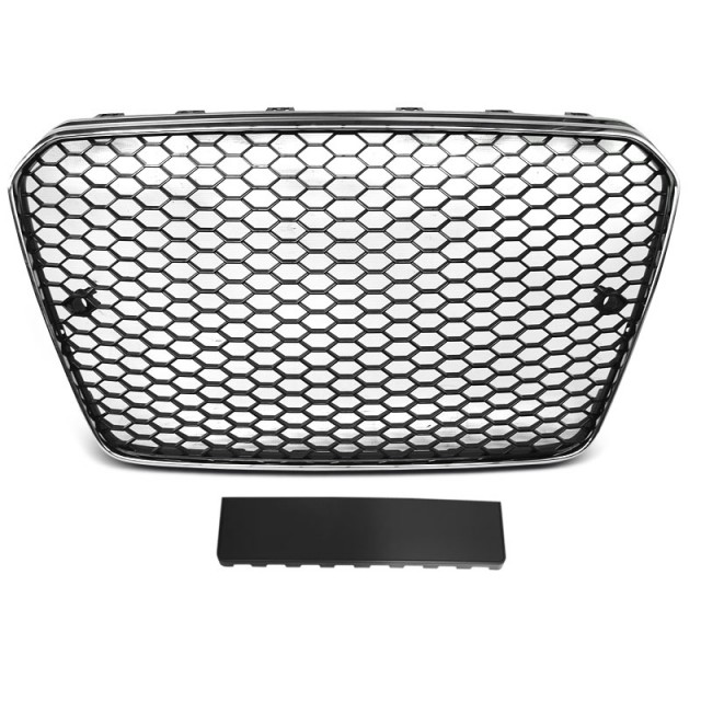 Grille Sport Chrome Noir Avant pour Audi A5 2011-2016 a 249,19 € GRAU55 chez CAROU TUNING