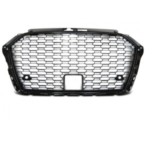 Grille Sport Avant Noire Brillante pour Audi A3 (8V) 2017- a 231,14 € GRAU56 chez CAROU TUNING