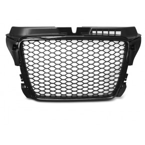 Grille Sport Avant Noire Brillante pour Audi A3 2008-2012 a 216,10 € GRAU67 chez CAROU TUNING