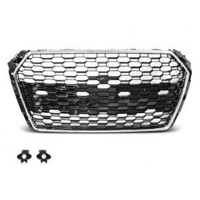 Grille Sport Chrome Noir Avant pour Audi A4 B9 2015-2019 a 304,53 € GRAU74 chez CAROU TUNING