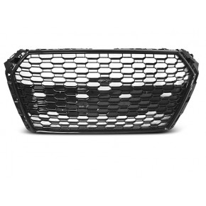 Grille Avant Sport Noire Brillante pour Audi A4 B9 2015-2019 a 264,23 € GRAU75 chez CAROU TUNING