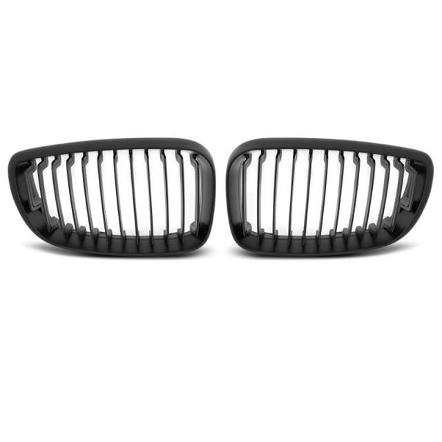 Grille Noire Mate Avant pour BMW E87/E81/E82/E88 2007-2013 a 161,97 € GRBM57 chez CAROU TUNING