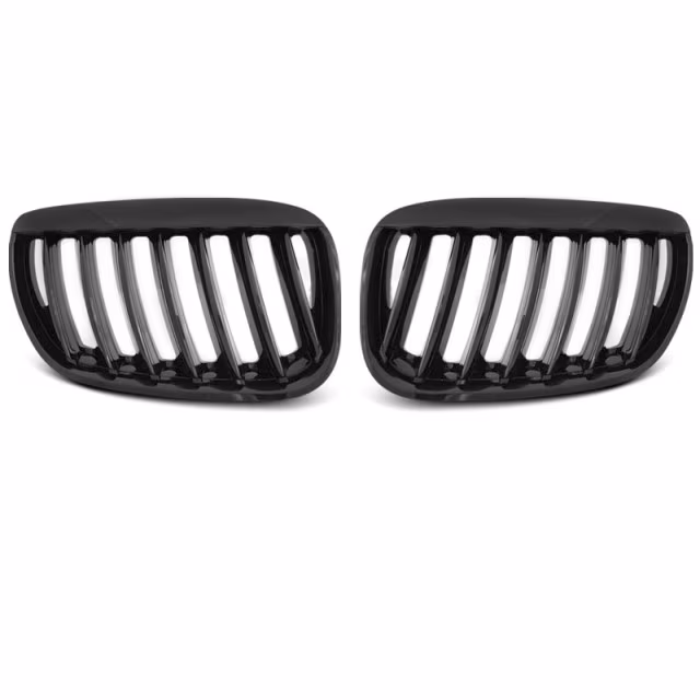 Grille Noire Brillante Avant pour BMW X5 E53 2004-2006 a 168,60 € GRBM70 chez CAROU TUNING