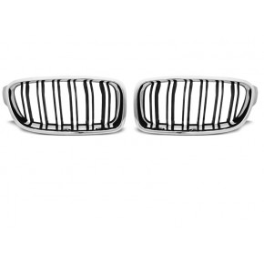 GRILLE CHROME NOIRE SPORT LOOK s'adapte à BMW F30 / F31 10.11- a 149,13 € GRBM86 chez CAROU TUNING