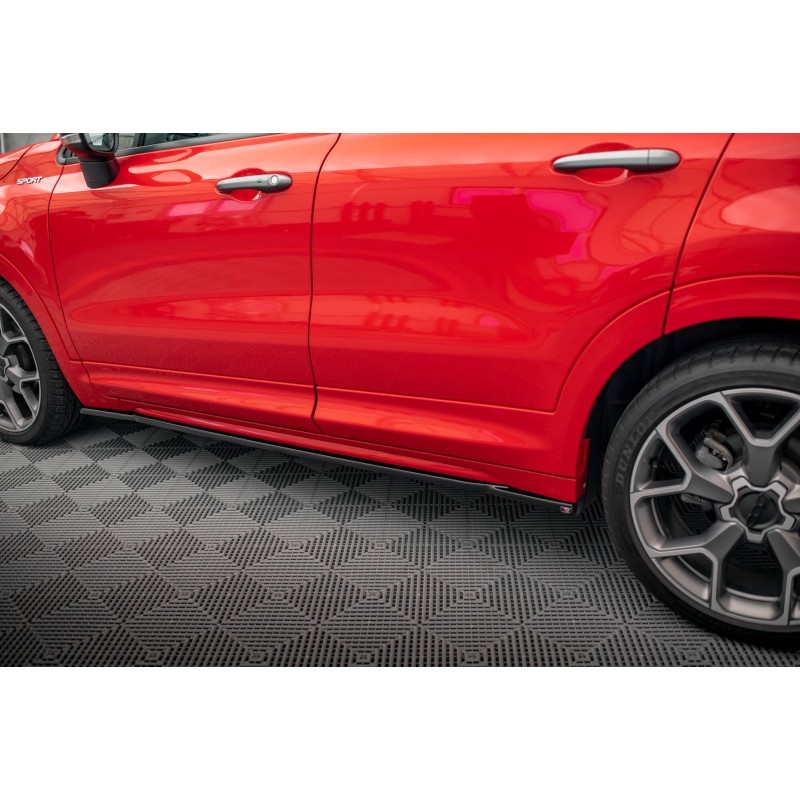 Side Skirts Diffusers Fiat 500X Sport Mk1 Facelift a 421,03 € uniw-FI-500X-1-SD1G*19303 chez CAROU TUNING