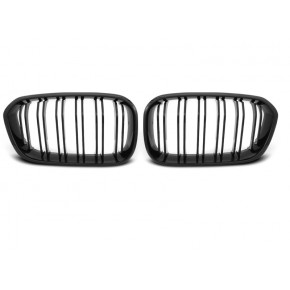 Grille Noire Brillante Double Barre Avant pour BMW F20 F21 2015-2018 a 125,29 € GRBM99 chez CAROU TUNING