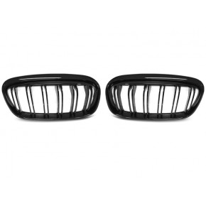 GRILLE NOIRE BRILLANTE À DOUBLE BARRE s'adapte aux BMW F45/F46 14-18 a 165,56 € GRBMA0 chez CAROU TUNING
