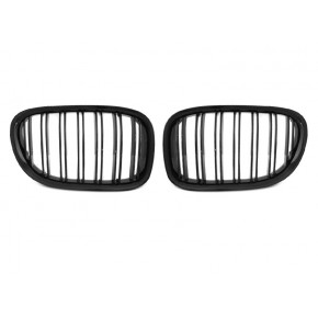 Grille Noire Brillante À Double Barre Avant pour BMW F01 2009-2015 a 138,83 € GRBMB0 chez CAROU TUNING