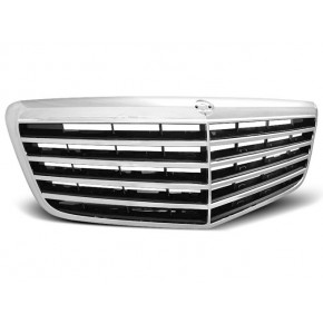 GRILLE CHROME s'adapte à la MERCEDES W211 E-Classe 03.06-09. a 183,14 € GRME07 chez CAROU TUNING