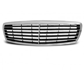 GRILLE CHROME s'adapte à la MERCEDES W211 E-Classe 02-06. a 155,01 € GRME09 chez CAROU TUNING