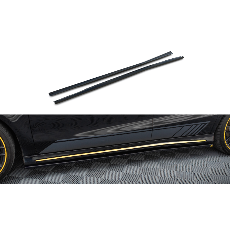 Side Skirts Diffusers Mercedes-AMG CLA 45 C117 Facelift a 421,03 € uniw-ME-CLA-117-45-AMG-AERO-SD1G*19463 chez CAROU TUNING