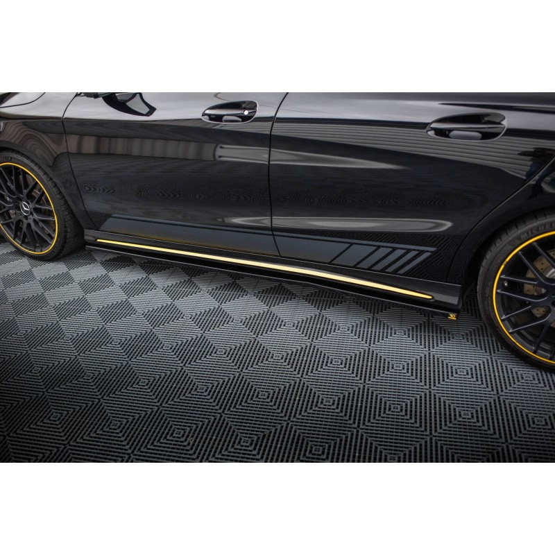 Side Skirts Diffusers Mercedes-AMG CLA 45 C117 Facelift a 421,03 € uniw-ME-CLA-117-45-AMG-AERO-SD1G*19463 chez CAROU TUNING
